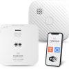 FIRESCO detektoru komplekts oglekļa monoksīda + dūmu detektors ar WiFi