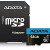 Adata microSD Premier 64GB UHS1/CL10/A1 + adapteris