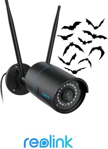 Reolink W320 5Mpix Wi-Fi P2P IP kamera melna