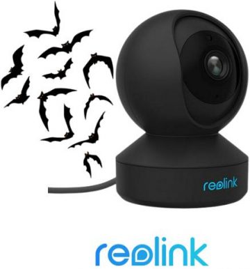 Reolink E sērijas E330 melnā Wi-Fi 4MPx IP kamera