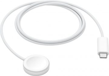 Apple Watch magnētiskais ātrais lādētājs ar USB-C kabeli, 1 m Apple Watch magnētiskais ātrais lādētājs ar USB-C kabeli, 1 m