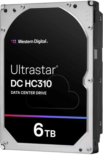 Western Digital Ultrastar DC HC310 6TB HUS726T6TALE6L4 cietais disks