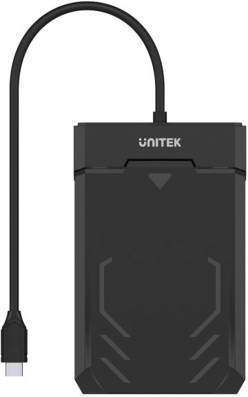 Unitek Y-3036A USB-C 6Gbps HDD/SSD SATA UASP korpussUnitek Y-3036A USB-C 6Gbps HDD/SSD SATA UASP korpuss