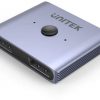 Uniteki kahesuunaline DP 1.4 8K 2-on-1 lüliti