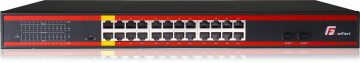 GETFORT POE SWITCH 24GE+2SFP Gigabit 400W