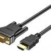 Unitek HDMI-VGA kaabel, FullHD 60 Hz, 2 m