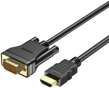 Unitek HDMI-VGA kaabel, FullHD 60 Hz, 2 m