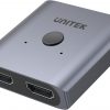 Uniteki kahesuunaline HDMI2.0 4K 2-ühel-lüliti