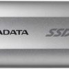 Внешний твердотельный накопитель Adata SD810 4 ТБ серебристого цвета