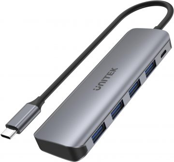 Unitek Active USB-C 4xUSB 3.1 Gen1 microUSB kontsentratsioonid Unitek Active USB-C 4xUSB 3.1 Gen1 microUSB kontsentratsioonid