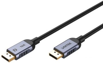 Unitek DisplayPort 2.1 8K@120Hz 1 m kaabelUnitek DisplayPort 2.1 8K@120Hz 1 m kaabel