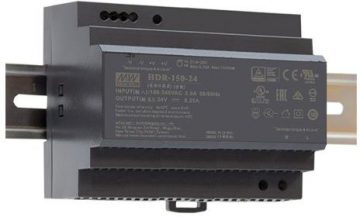 KOMUTATORA REŽĪMA BAROŠANAS AVOTS DIN RAIL MEAN WELL HDR-150-12 12V/150W/11.3A KOMUTATORA REŽĪMA BAROŠANAS AVOTS DIN RAIL MEAN WELL HDR-150-12 12V/150W/11.3A