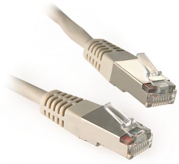 PLĀKSTEŅAUDS CAT6 FTP 0.5M PELĒKS