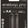 Аккумуляторные батареи R6 / AA Panasonic Eneloop PRO 2500mAh Ni-MH BK-3HCDE/2BE (блистер с 2 батареями). Аккумуляторные батареи R6 / AA Panasonic Eneloop PRO 2500mAh Ni-MH BK-3HCDE/2BE (блистер с 2 батареями).