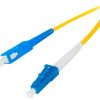 GETFORT SM SC/UPC-LC/UPC SIMPLEX OPTISKĀS ŠĶIEDRAS KOMUTĀCIJAS KABELIS 1M