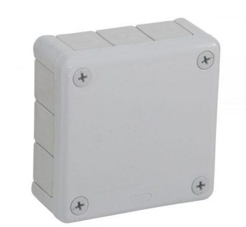 Коробка монтажная пустая 12 входов VIPLAST VP-41 серая IP55 98x98x42мм 041-03