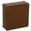 Коробка наружная пустая 12 входов VIPLAST VP-51 бронзовая IP55 118x118x46мм 051-02