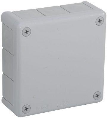 Virsmas kaste tukša 12 ieplūdes atveres VIPLAST VP-51 pelēka IP55 118x118x46mm 051-03 051-03Virsmas kaste tukša 12 ieplūdes atveres VIPLAST VP-51 pelēka IP55 118x118x46mm 051-03 051-03