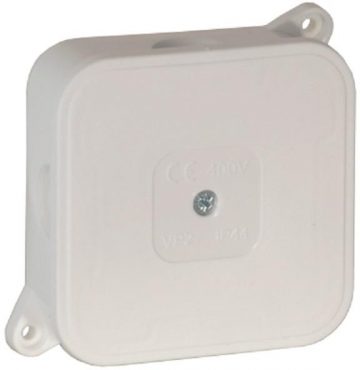 Коробка наружная пустая VIPLAST VP-2 БЕЛАЯ IP44 85x85x35 мм 027-01Коробка наружная пустая VIPLAST VP-2 БЕЛАЯ IP44 85x85x35 мм 027-01