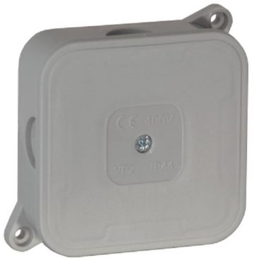 Коробка наружная пустая 4 входа VIPLAST VP-2 СЕРЫЙ IP44 85x85x35 мм 027-03 Коробка наружная пустая 4 входа VIPLAST VP-2 СЕРЫЙ IP44 85x85x35 мм 027-03