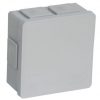 Virsmas kaste tukša 6 ieplūdes atveres VIPLAST VP-02 klik pelēka IP55 86x86x40mm 002-03 002-03