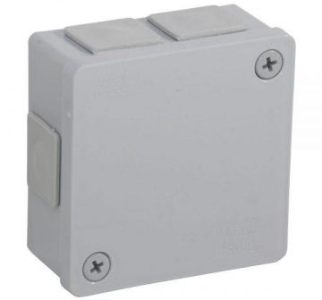 Коробка наружная пустая VIPLAST VP-22 серая IP55 86x86x40 мм 022-03Коробка наружная пустая VIPLAST VP-22 серая IP55 86x86x40 мм 022-03