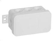Virsmas kaste tukša 8 ieplūdes atveres VIPLAST V8 klik WHITE IP54 80x45x41mm 038-01 038-01