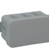 Virsmas kaste tukša 8 ieplūdes atveres VIPLAST V8 klik pelēka IP54 80x45x41mm 038-03