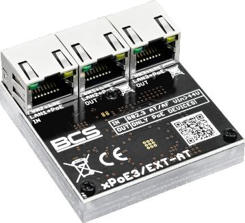 BCS POWER POE slēdzis BCS-xPoE3/EXT-ATBCS POWER POE slēdzis BCS-xPoE3/EXT-AT