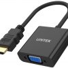 Uniteki adapter Y-6333 HDMI to VGA + heli