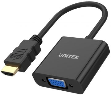 Uniteki adapter Y-6333 HDMI - VGA + audioUnitek adapter Y-6333 HDMI - VGA + heli