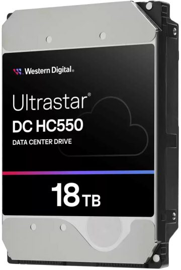 Western Digital Ultrastar DC HC550 18TB cietais disks WUH721818ALE6L4 Western Digital Ultrastar DC HC550 18TB cietais disks WUH721818ALE6L4