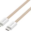 Unitek USB C PD 100W beež 1m magnetiliselt kokkutõmmatav kaabel