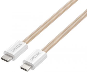 Unitek USB C PD 100W beež 1m magnetiliselt kokkutõmmatav kaabel Unitek USB C PD 100W beež 1m magnetiliselt kokkutõmmatav kaabel