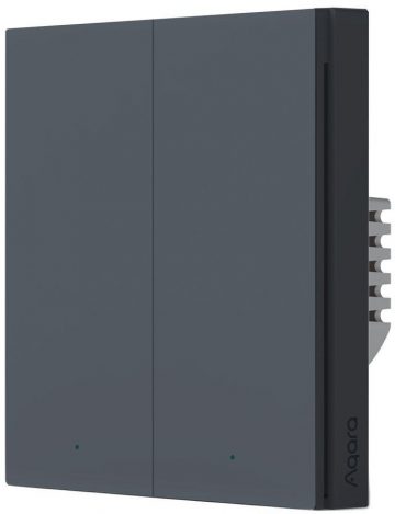 Aqara Smart Wall Switch H1 Hall topelt ilma neutraalitaAqara Smart Wall Switch H1 Hall topelt ilma neutraalita