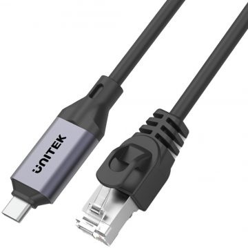 Unitek Ethernet USB C RJ-45 LAN kabelis, tinklo kabelis, 5 m