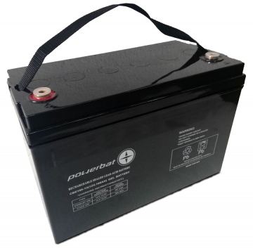 Гелевый аккумулятор PowerBat CBE 12 В 100 А·ч глубокого цикла Гелевый аккумулятор PowerBat CBE 12 В 100 А·ч глубокого цикла