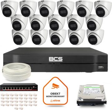 Комплект IP-видеонаблюдения BCS Line с 16-кратной камерой BCS-L-EIP14FSR3-AI1 DVR и жестким диском на 1 ТБ Комплект IP-видеонаблюдения BCS Line с 16-кратной камерой BCS-L-EIP14FSR3-AI1 DVR и жестким диском на 1 ТБ