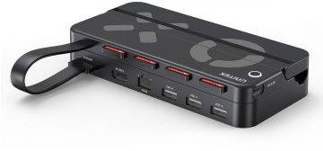 Uniteki dokkimisjaam Nintendo Switchile + kaugjuhtimispult Uniteki dokkimisjaam Nintendo Switchile + kaugjuhtimispult