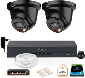 2 Dahua 5mpx IP kameru komplekts IPC-HDW2549TM-S-IL-0280B-BLACK + DISK 1TB 2 Dahua 5mpx IP kameru komplekts IPC-HDW2549TM-S-IL-0280B-BLACK + DISK 1TB