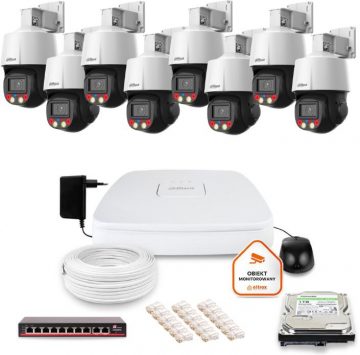 Dahua IP surveillance kit with 8f 4MPx PTZ cameras 1TB drive Dahua IP surveillance kit with 8f 4MPx PTZ cameras 1TB drive