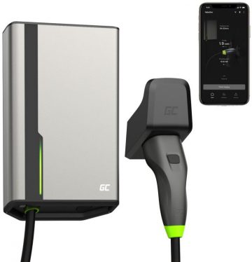 EV Wallbox lādētājs Green Cell HabuDen EVGC021A2275 22kW TYPE 2 7.5M GC App BT Wi-FiEV Wallbox lādētājs Green Cell HabuDen EVGC021A2275 22kW TYPE 2 7.5M GC App BT Wi-Fi