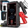 Мощный пусковой аккумулятор Powerbank Jump Starter 20000 мАч, усилитель 74 Вт·ч, фонарик PD60W