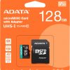 Adata Premier Pro 128 GB UHS1 U3 V30 A2 microSD atmiņas karte + adapteris