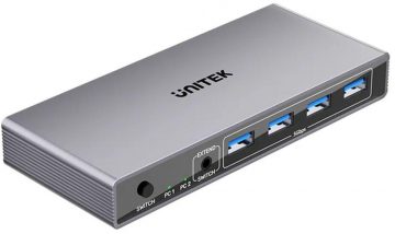 Unitek KVM slēdzis 8K@60Hz USB 3.0 5Gbps DPUnitek KVM slēdzis 8K@60Hz USB 3.0 5Gbps DP