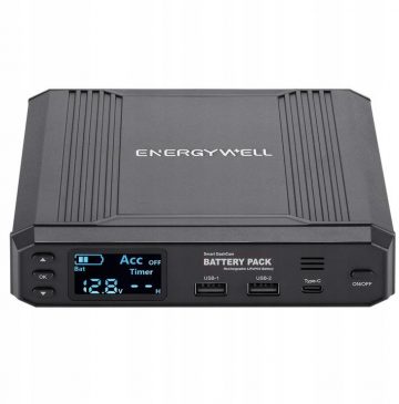 Аккумулятор Powerbank для автомобильной камеры ENERGY WELL P6 8000 мАч 102,4 Втч дисплей