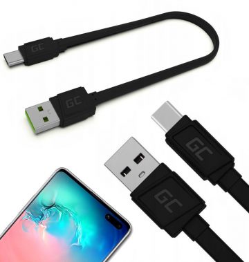 USB-A / USB-C kabelis Green Cell Matte 25cm ULTRA CHARGE QUICK CHARGE 3.0 KABGC03USB-A / USB-C kabelis Green Cell Matte 25cm ULTRA CHARGE QUICK CHARGE 3.0 KABGC03