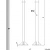 ATS SKAM2/5 pole for installing video surveillance cameras