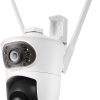EasyCam āra duālā WiFi 8MP (4MP+4MP) IP PTZ kamera Tuya EC-4x4PTZ8L8IR