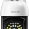 EasyCam IP āra WiFi PTZ kamera LED 25m Tuya 3MP 4 x tālummaiņa EC-3PT12L16IR-AI